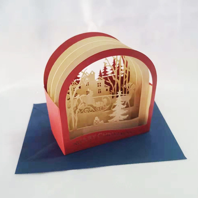 Laser Cut Pop-up Card 